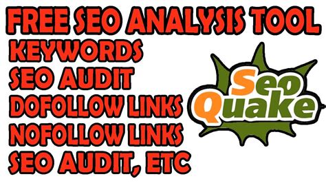 link https www.seoquake.com welcome index.html|How to Use SEOquake .